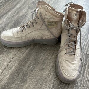 Nike Air Force 1 High Shell Sail Sneaker - Size 8.5